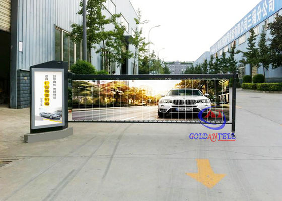 Indoor LED Box Waterproof Boom Barrier Gate For Advertising Company 50HZ / 60HZ