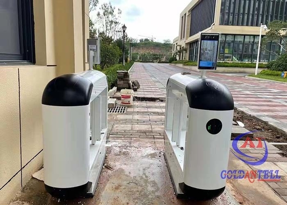 Customized LANE Width 600-900mm Facial Recognition Semi Automatic Turnstile with 1200*280*1000mm Dimensions