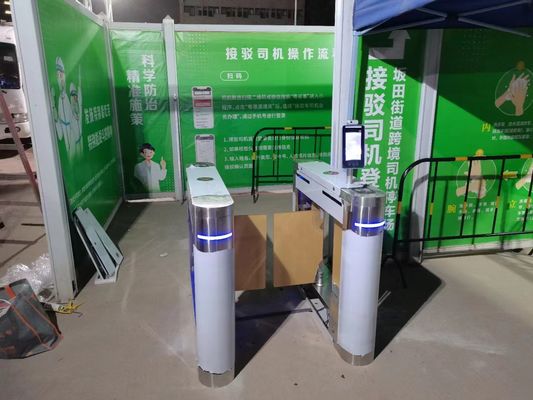 Waterproof Speed Turnstile Gate Anti Epidemic With Facial Recognition / Temperature Test