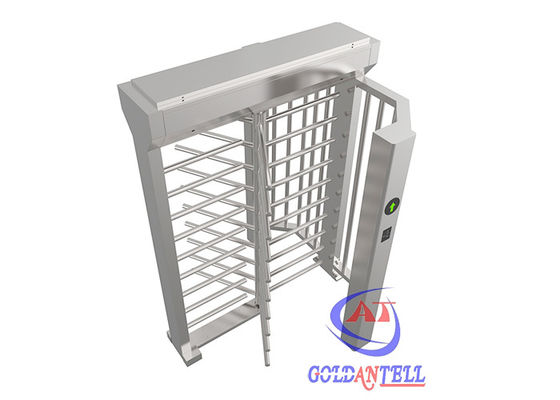 RFID Card Face Full Height Turnstile High Saftey Single / Double Lane For Prison