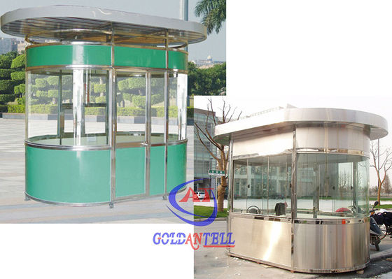 Custom reliable Portable Prefab Sentry Guard Booth SUS 304 made