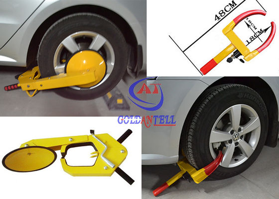 Heavy Duty Security Car Wheel Clamp , Water proof vehicle wheel clamps for cars