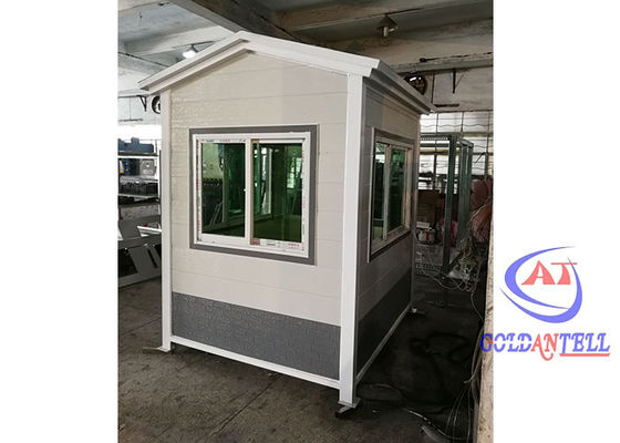 OEM Size Security Cabin Guard House Shack Outdoor Portable Temporary Kiosk