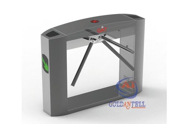 Semi Automatic Tripod Access Control Turnstiles Shock Absorption Motor Low Noise