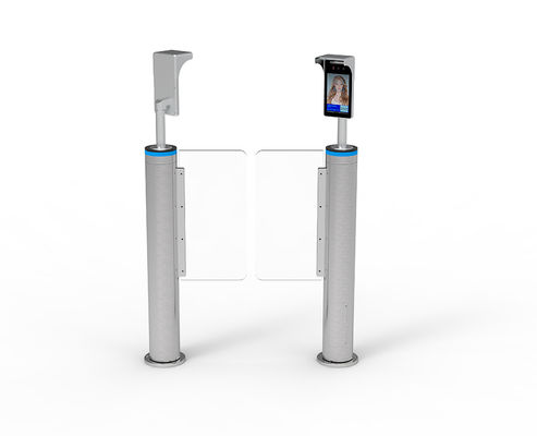 Face Recognition Speed Barrier Gate High Security Low Noise Infrared Sensor Alarm System 650-145CM Width