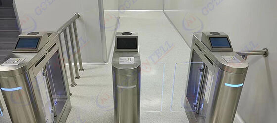 Office Fast Access Control Smart Hotel Remote Control Entrance Automatic Swing Barrier Baffle Gate Turnstile