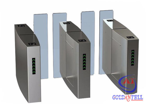 Automatic Pedestrian Sliding Speed Gate Turnstile IP54 For Access Control System