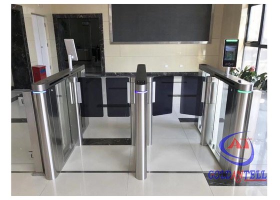 Half Height Bi Directional Security Turnstile Gate With Card Reader