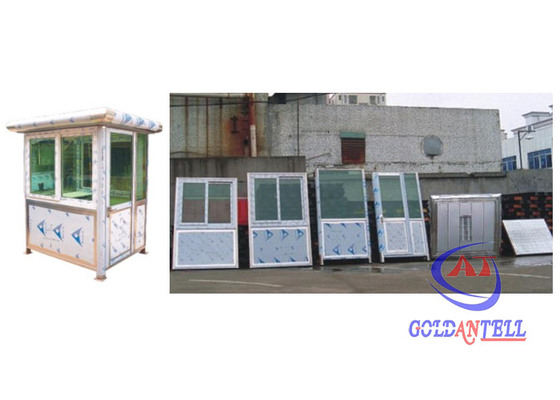 SS 1.2 × 1.5 × 2.4 متری خانه نگهبانی مجموعه غرفه نگهبانی 5 دقیقه نصب