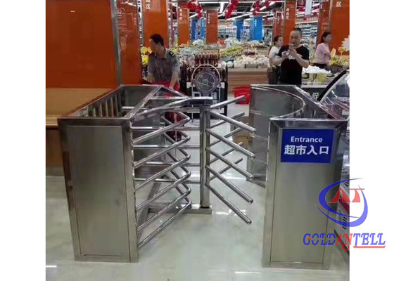 RFID LED Ditector Half Height Gate Turnstile الکترونیکی پیشخوان برای فروشگاه توالت سوپرمارکت