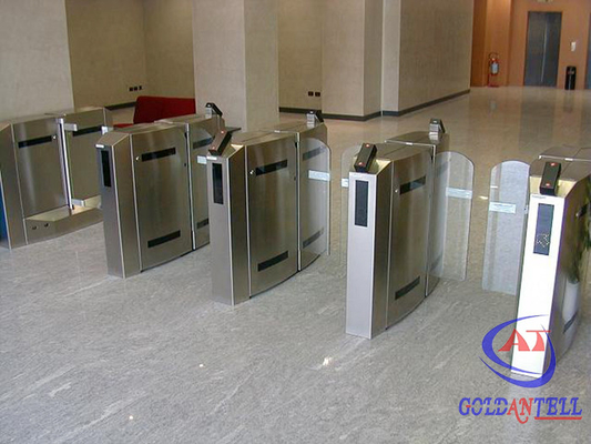Led Light RFID Safety Access Pedestrian SecuritySwate Gate Infrared Swing Gate Barrier