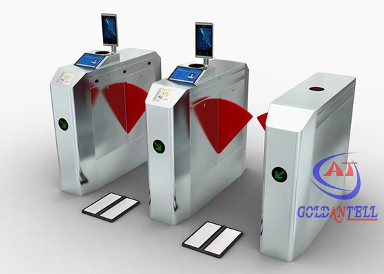 تورنستیل های کنترل دسترسی کارت RFID مادون قرمز دروازه اتوماتیک تورنستیل دو بال