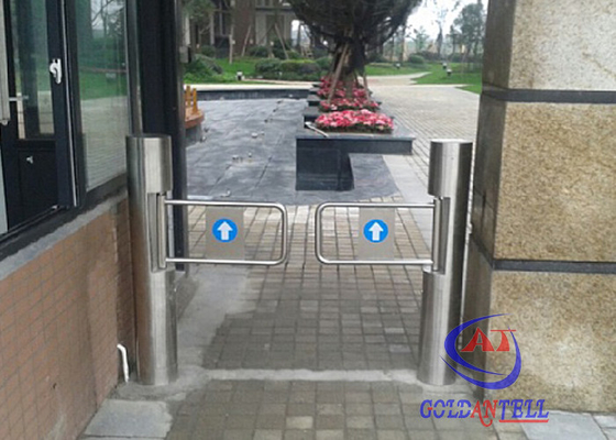 دروازه سد چرخشی سوپرمارکت با عملکردهای سریع هشدار صدا و نور