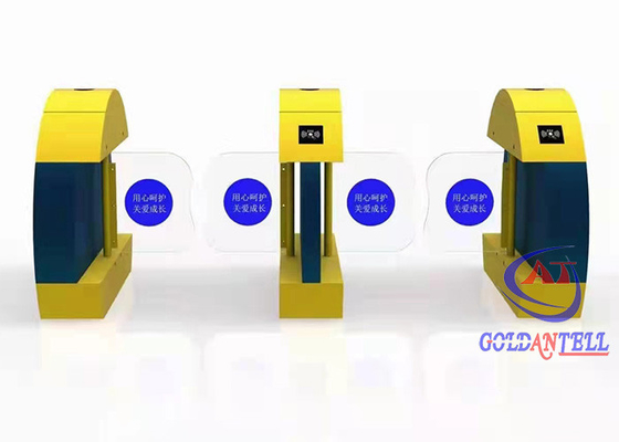 دروازه های ورودی یک طرفه تورنستیله کد QR RFID Reader Access Control Turnstile Gate