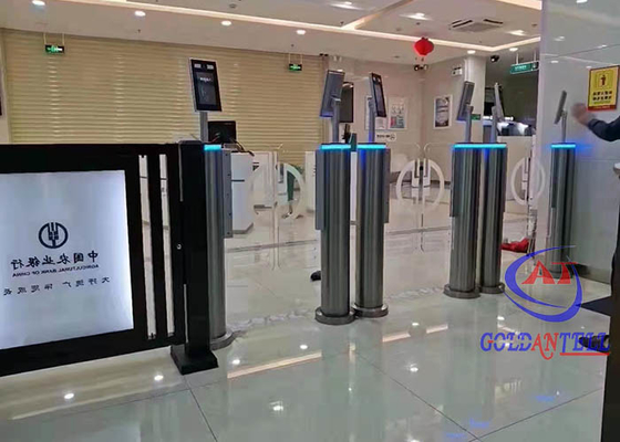 50000 Face Capacity Full Hight Turnstile Gate Control Access Control for Bank