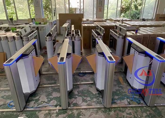 تشخیص حرارتی ضد له شدن Zkt Eco Single Lane Flap Barrier برای آکواریوم