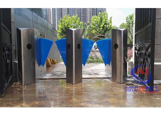 بیومتریک RFID خودکار فلپ دروازه مانع سرعت بالا اندازه سفارشی برای پارک