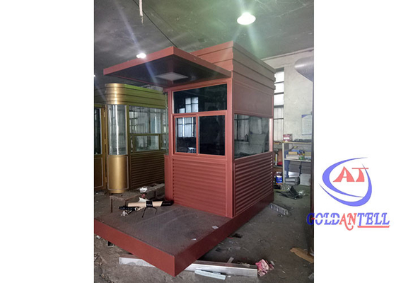 فضای باز 2000x2500x2400mm اتاق نگهبان امنیتی استاندارد بالا ابعاد سفارشی