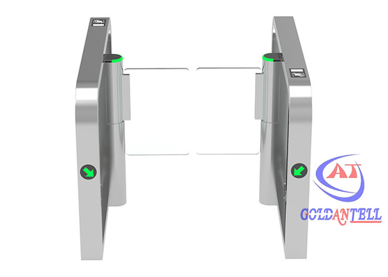 ورزشگاه استادیوم گیت سوئیینگ گیت چرخ دار با خواننده QR / بارکد برای کنترل دسترسی