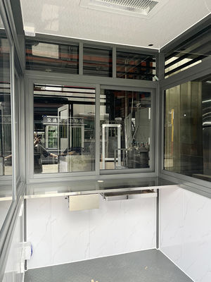 Hot Competitive Cost High Standard Elegant Security Cabin Design for Guard Shaped Steel