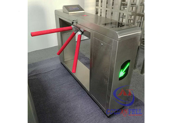 گیت ترنستایل سه پایه RFID کد QR هوشمند با سیستم کنترل دسترسی بازوی افت خودکار برای ایستگاه مترو و ورودی کانتین