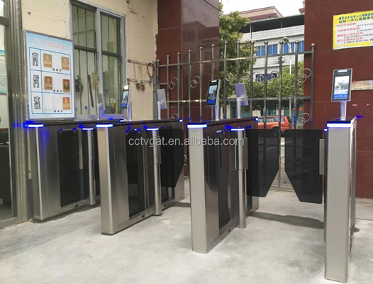 CE Approved Fast Swing Barrier Gate with RFID QR Code Reader