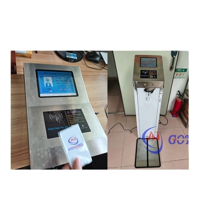 ESD دروازه با RFID کارت خوان 8 اینچ صفحه نمایش مچ بند تست کننده