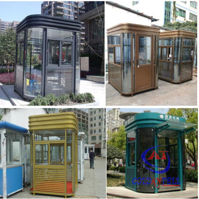 30 to 60 degrees Celsius Earthquake Proof Grade 8.3 Single Room Stainless Steel Ticket Kiosk Booth Outdoor Ticket Dispensing Station