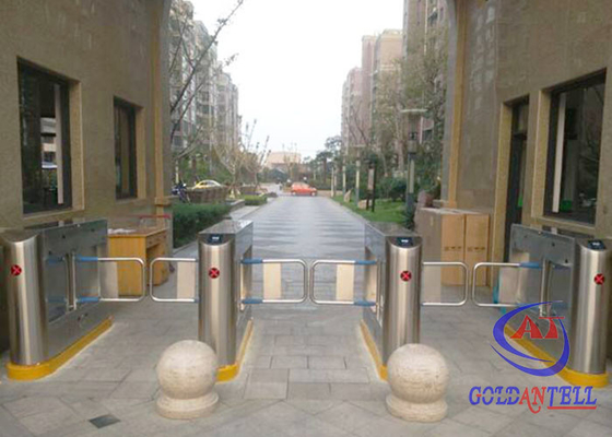 خودکار Swing Turnstile Barrier Outdoor Bi Directional Handicapped Controller Access
