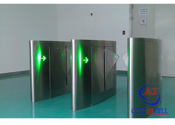 تورکستیلر قابل برنامه ریزی برای سیستم کتابخانه Rfid Card Reader Flap Barrier Gate Security