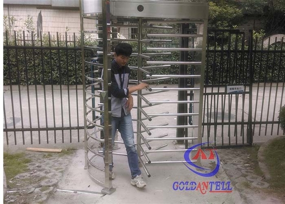 فولاد ضد زنگ برس تمام قد دروازه Qr کد اسکنر مدیریت کانال عابر پیاده