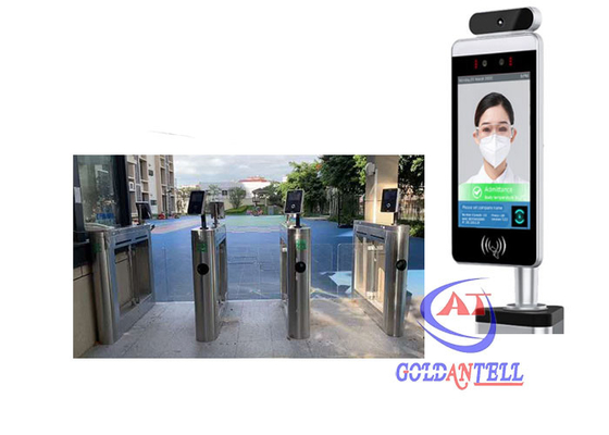 سیستم چرخش بی سیم بی سیم RFID کارت خوان برقی سیستم ترمو اسکنر تشخیص چهره درب
