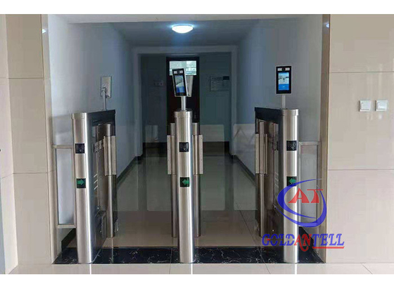 تورنستیل GS RS485 Full Height Glass Obstacle Swing Gate