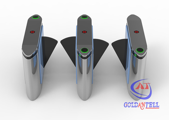 Face Detection IP54 0.6 Second ESD Entry Flap Gate Barrier