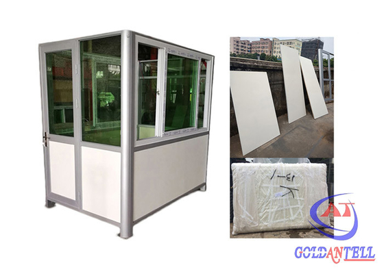 پنجره قابل حمل 2M Steel Prefab Security Guard House انعطاف پذیر