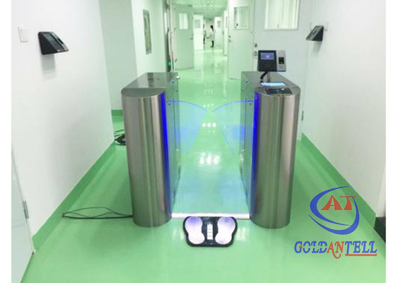 صفحه نمایش دیجیتال SS304 Flap Gate Barrier Anti Static Turnstile Tester Test