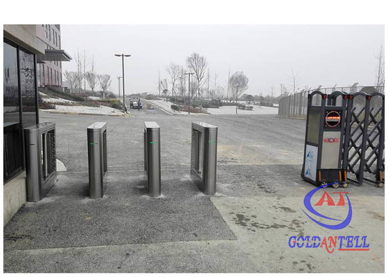 تورنستیل هوشمند Bi Directional Turnstile QR Code 3 Lanes اثر انگشت تورنستیل
