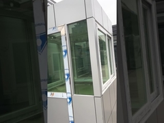 GT5- ساختارهای فولادی رنگی یک اتاقی در فضای باز خانه نگهبان پیش ساخته امنیت غرفه امنیتی بیرونی