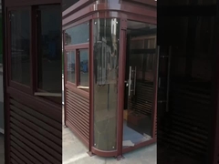 GT37-(58s) - اتاق نگهبان خانه امنیتی مدرن در فضای باز برای آب و هوای شدید