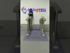GAT-671 چین دروازه ی خط سرعت بالا rfid swing barrier برای ورودی دفتر