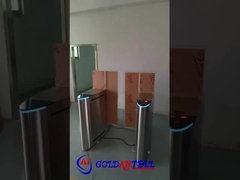 GAT-632 امنیت بالا فولاد ضد زنگ مانع کشویی دروازه مکانیسم درب امنیتی اثر انگشت