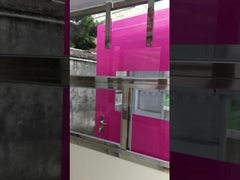 GAT-GT9 طرح انعطاف پذیر فولاد ضد زنگ 40Ft خانه کیوسک امنیتی